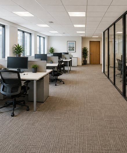 Professional commercial carpet cleaning for offices and businesses in Boston MA